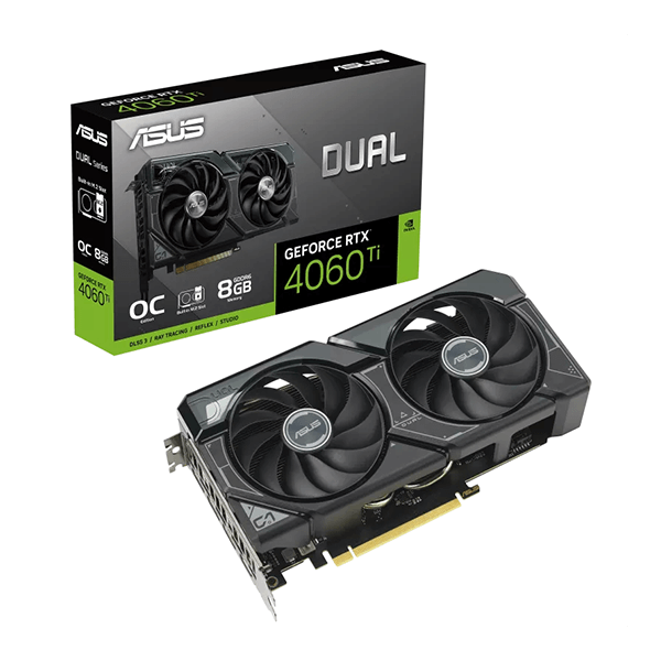 Asus Dual RTX 4060 Ti SSD OC Edition 8GB Graphics Card